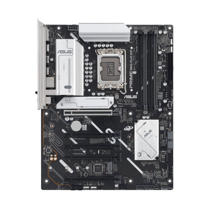 ASUS Prime B860-Plus WiFi LGA 1851 ATX Motherboard, Intel B860 Chipset, 4x DIMM DDR5 Slots, Up to 256GB Max Memory, 5x PCIe x16 Slots, 2x M.2 Slots, WiFi & BT Connectivity | 90MB1K50-M0EAY0 - Image 3