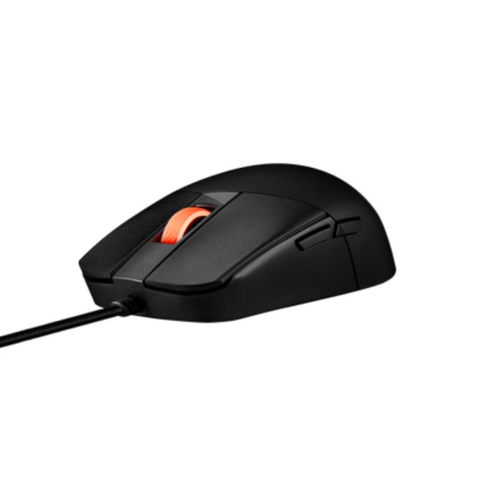 Asus ROG Strix Impact III Wried RGB Optical Gaming Mouse with 12,000 DPI - Black - Image 2
