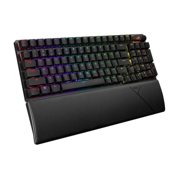Asus X901 ROG Strix Scope II 96 Wireless Mechanical Gaming KeyBoard NX Snow Switch Refined Linear (Arabic) - Black - Image 3