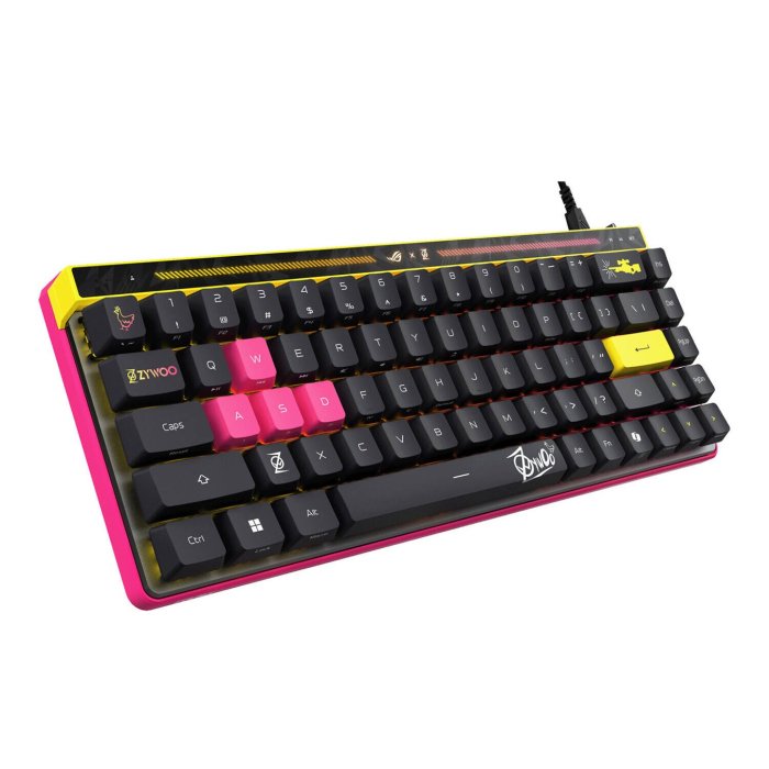 Asus M606 Rog Falchion Ace HFX ZywOo Edition Wired Gaming Keyboard ROG HFX Magnetic Switch - Black - Image 3