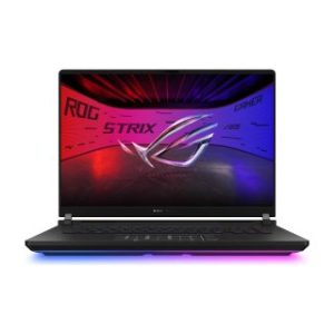 ASUS ROG Strix SCAR 16 G635LX Gaming Laptop, Intel Core Ultra-9 275HX Processor, 64GB Ram, 2TB SSD, RTX 5090 24GB Graphics, 16" 2.5K 240Hz Display, Backlit Chiclet Per-Key RGB English/Arabic Keyboard, Windows 11 Home, Black | 90NR0L81-M001C0
