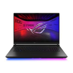 Asus ROG Strix SCAR 18 (2025) G835LR-XS96 Gaming Laptop, Intel Core Ultra 9-275HX Processor, 32GB Ram, 1TB SSD, GeForce RTX 5070Ti 12GB VGA, 18-inch 2.5K Display, RGB Backlit Keyboard, Windows 11 - Off Black | 90NR0LS1-M003K0
