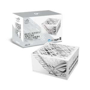 Asus Rog Strix 80PLUS Platinum White Edition 1000W ATX 3.1 Compatible Gaming Power Supply