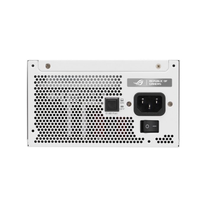 Asus Rog Strix 80PLUS Platinum White Edition 1000W ATX 3.1 Compatible Gaming Power Supply - Image 2