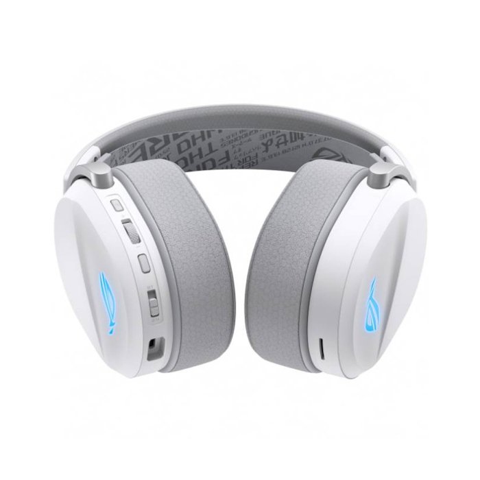 Asus Rog Pelta Tri-Mode Wireless/Bluetooth Gaming Headset For PC,PlayStation,Switch,Mac & Mobile-White - Image 3