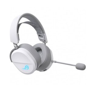 Asus Rog Pelta Tri-Mode Wireless/Bluetooth Gaming Headset For PC,PlayStation,Switch,Mac & Mobile-White
