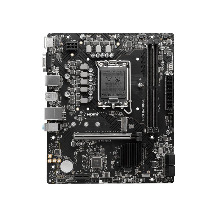 MSI Intel PRO H610M-E DDR5 ATX Motherboard - Image 3