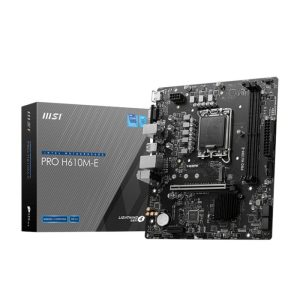 MSI Intel PRO H610M-E DDR5 ATX Motherboard