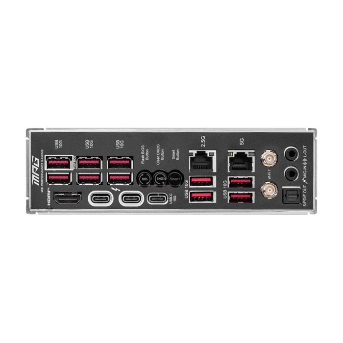 MSI MPG Z890 Carbon Wi-Fi 7 ATX Gaming Motherboard, LGA 1851 Socket, DDR5 Memory Supports | 911-7E17-001 - Image 2