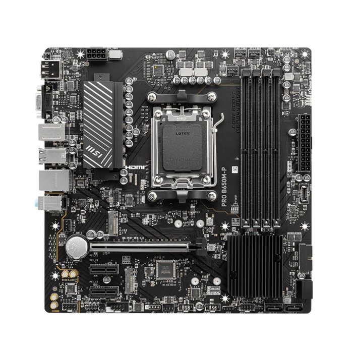 Msi Pro B650M-P PCIe 4.0 Ready AMD DDR5 Gaming Motherboard - Image 3