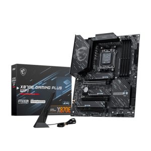 MSI X870E GAMING PLUS WIFI – ATX AM5 DDR5 Motherboard with WiFi 7, 5G LAN & PCIe 5.0 | 911-7E70-001