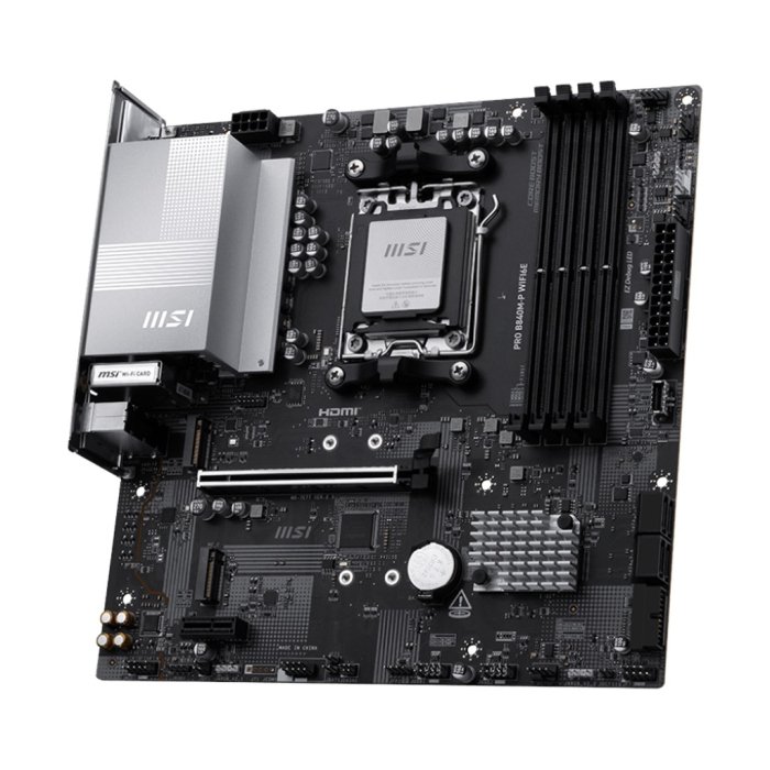 MSI AMD PRO B840M-P WIFI6E DDR5 MotherBoard - Image 2