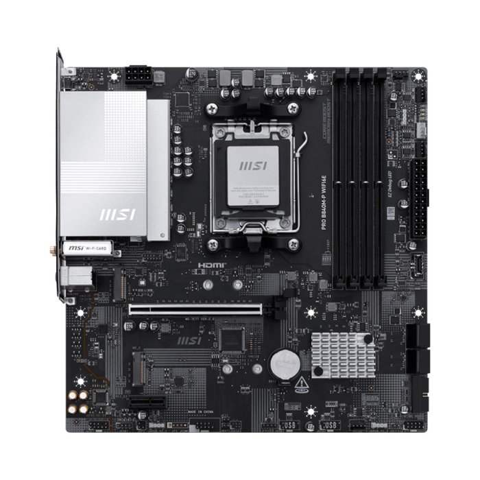 MSI AMD PRO B840M-P WIFI6E DDR5 MotherBoard - Image 3