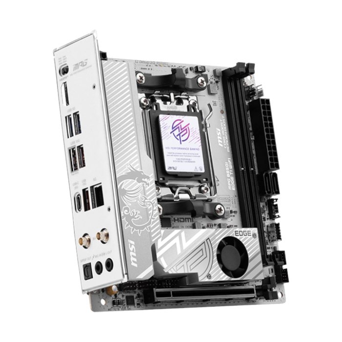MSI AMD MPG B850I Edge Ti WIFI DDR5 Gaming MotherBoard - Image 3