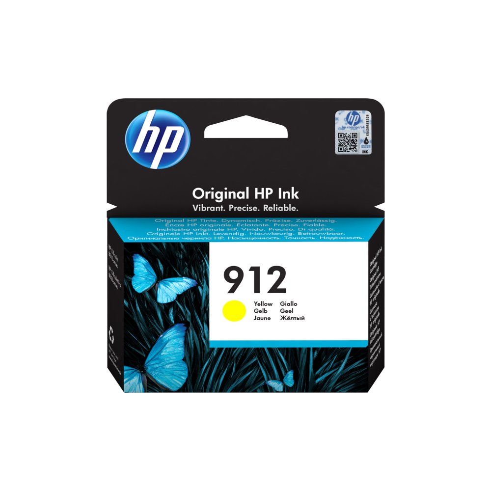 HP 912 Yellow Original Ink Cartridge (3YL79AE)...