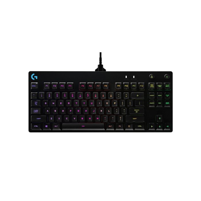 Logitech G Pro RGB TKL Mechanical Gaming KeyBoard GX Blue Clicky Switch
