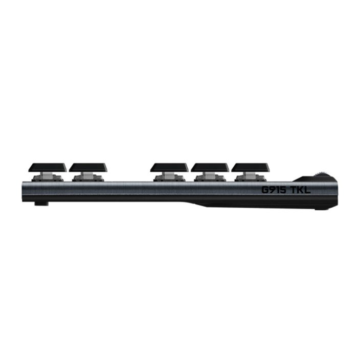 Logitech G915 Tenkeyless Light Speed Wireless RGB Mechanical Gaming KeyBoard GL Clicky Switch - Black - Image 2