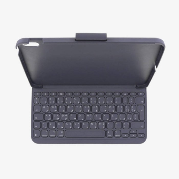 Logitech Slim Folio Keyboard & Case For IPad 10th Generation - Grey - Image 3