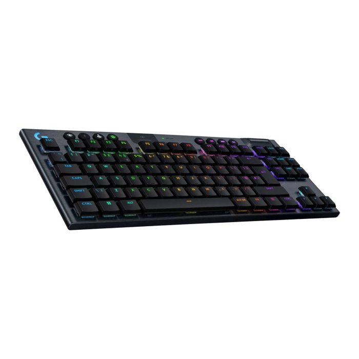 Logitech G915 X Lightspeed TKL Low-Profile Wireless Gaming Keyboard Key Control, LightSync RGB, Low-Profile Mechanical Switches - Black - Image 3