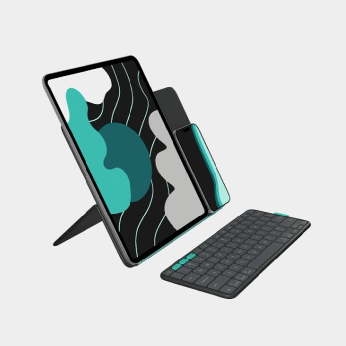 Logitech Flip Folio Keyboard Case iPad 13" For iPad Pro 13” (M4 & M5), iPad Air 13” (M2 & M3) - Graphite | 920-013389 - Image 2