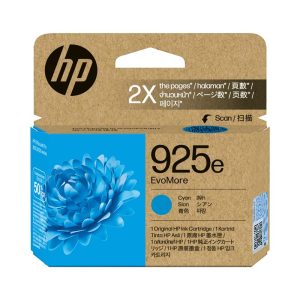 HP 925e EvoMore Cyan Original Ink Cartridge (4K0W0PE)...