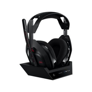 Astro A50 LightSpeed Gen 5 Wireless/Bluetooth/Wired+Base Station Dolby Atmos + Windows Sonicâ„¢ Spatial Audio Compatible, Pro-Grade Broadcast Quality. For PC,Xbox,PS5,Nintedo & Mobile Devices- Black