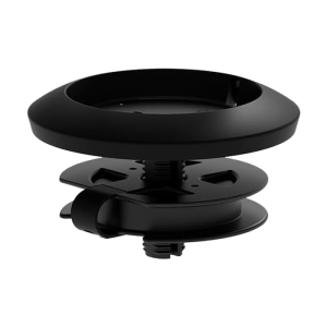 Logitech Rally Mic Pod Mount, Anchors Mic To Table or Drop Ceiling - Black