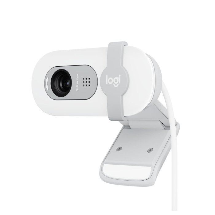 Logitech Brio 100 Full HD 1080p Webcam - White