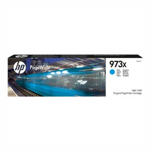HP 973X High Yield Cyan Original PageWide Cartridge (F6T81AE)...