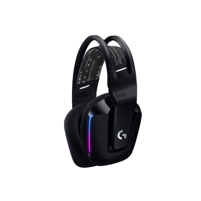 Logitech G733 Light Speed Wireless RGB Gaming Headset For PC & PS4 Black - Image 3