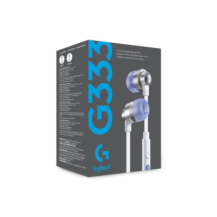 Logitech G333 Gaming Earphones With Mic - Image 2