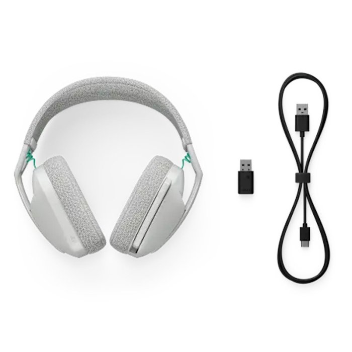 Logitech G321 LIGHTSPEED Wireless Bluetooth Gaming Headset, Dynamic Comfort and Fit - White - Image 2