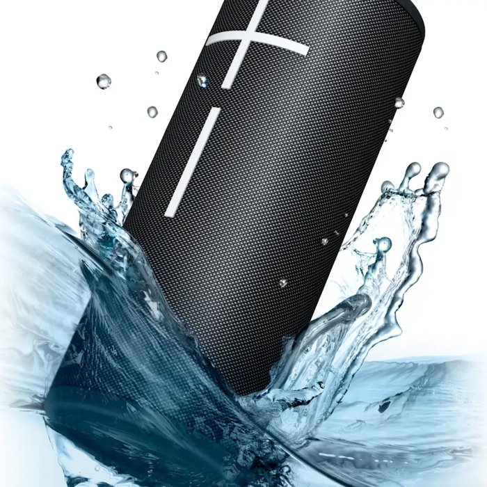 Logitech Ultimate Ears Boom 4 Bluetooth Speaker 360 Sound, Water Proof & Dust Proof, Drop Proof, Magic Button - Black - Image 2