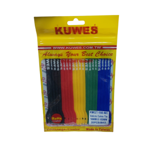 KUWES Cable Tie Magic Velcro (Pack 20pcs)  Color