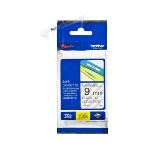 Brother Genuine TZe-121 Labelling Tape Cassette  Black on Clear, 9mm wide...