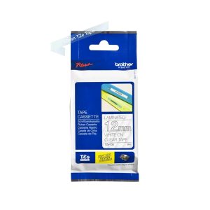 Brother Genuine TZe-135 Labelling Tape Cassette  White On Clear, 12mm wide...