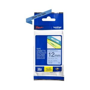 Brother Genuine TZe-531 Labelling Tape Cassette  Black on Blue, 12mm wide...