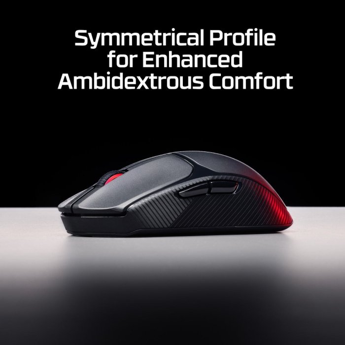 HyperX PulseFire Fuse Wireless/Bluetooth Symmetrical Shape, Upto 85 Hrs, 1000Hz Polling For PC, PS5 & Xbox Series X|S - Image 3