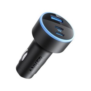 Anker Car Charger 67W PowerFul Triple-Port 2 USB-C 1 USB-A - Black