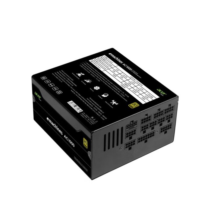 Acer 80plus Gold Full Modular 1000W Gold Power Supply - Black | AC1000-Black - Image 3