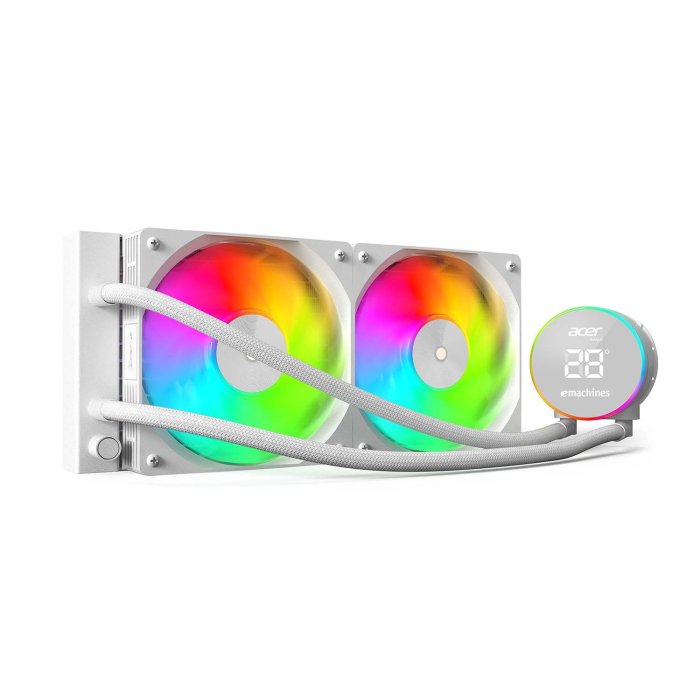 Acer AC240YN ARGB 240mm High Performance Liquid CPU Cooler - White - Image 2