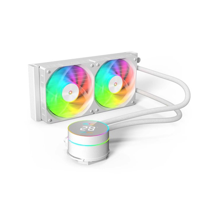 Acer AC240YN ARGB 240mm High Performance Liquid CPU Cooler - White - Image 3