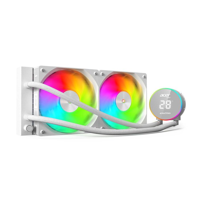 Acer AC240YN ARGB 240mm High Performance Liquid CPU Cooler - White