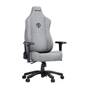 AndaSeat Novis large Gaming Chair Linen Fabric 1D Armrest - Grey