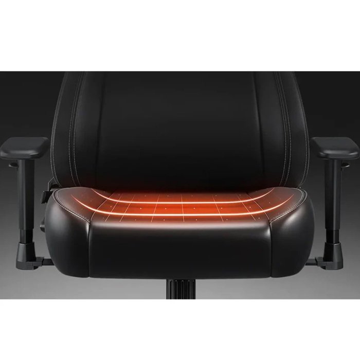 AndaSeat Novis XL Gaming Chair PVC Napa leather, Integrated Lumbar Support, 1D Adjustable Armrests - Black - Image 3