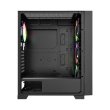 Montech Air 1000 Premium Mid Tower Two Panel Front & Left Side Tempered Glass Case with 4 RGB Fans - Black - Image 9