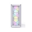 Montech Air 1000 Premium Mid Tower Two Panel Front & Left Side Tempered Glass Case with 4 RGB Fans - White - Image 5