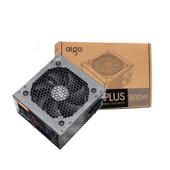 Aigo Darkflash AK800 RGB Non-Modular Gaming Power Supply - Black - Image 2