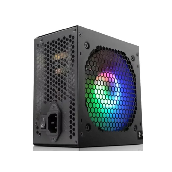 Aigo Darkflash AK800 RGB Non-Modular Gaming Power Supply - Black - Image 3