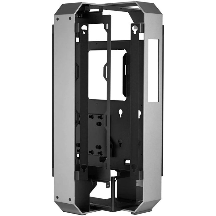 AZZA Opus 809 ATX - Dual Orientation - CNC Milled Aluminum - 4 Side Tempered Glass PC Case - Black - Image 3
